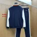 Casablanca Color Block Tracksuit Set Jacket &amp; Pants Navy,White #B69378
