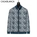 Casablanca Men Geometric Jacquard Knit Tracksuit Teal #B69134
