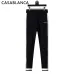 Casablanca Men Geometric Jacquard Knit Tracksuit Teal #B69135