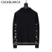 Casablanca Men Paisley Jacquard Polo Knit Tracksuit Light Blue, Black #B69136