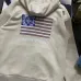 Chrome Hearts USA Flag Print Hoodie Tracksuit Set Top &amp; Pants Oatmeal,Black #B69398
