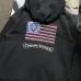 Chrome Hearts USA Flag Print Hoodie Tracksuit Set Top &amp; Pants Oatmeal,Black #B69398