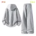Dior Logo Zip Hoodie Tracksuit Set Jacket &amp; Pants Grey,Brown,Black,Dark Grey #B69391