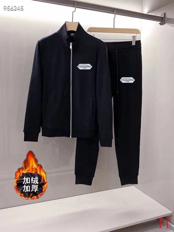 D-ior tracksuits for D-ior Short Tracksuits for men Fleece-lined and thickened #A58014