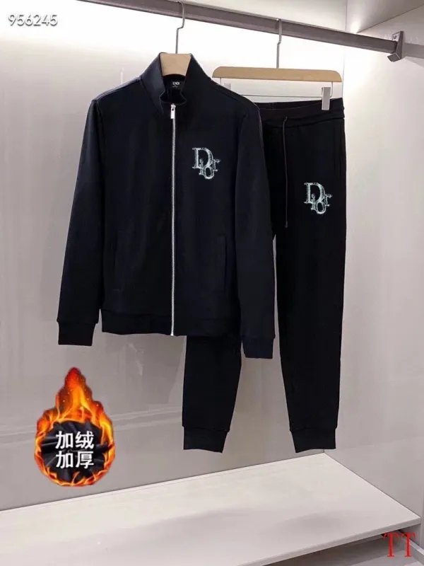D-ior tracksuits for D-ior Short Tracksuits for men Fleece-lined and thickened #A58015