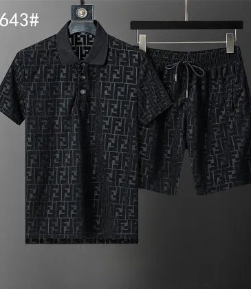 Fendi Tracksuits for Fendi Short Tracksuits for men #A61385 Fendi Tracksuits for Fendi Short Tracksuits for men #A61385