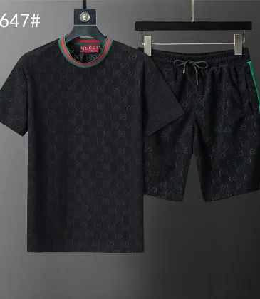 Gucci Tracksuits for Gucci short tracksuits for men #A61380