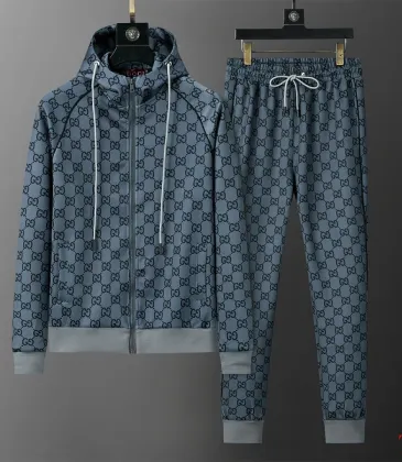 Gucci 26FW GG Monogram Print Tracksuit, Zip Hoodie &amp; Sweatpants Set #B68855