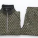 Gucci GG Pattern Tracksuit Set Jacket &amp; Pants Green,Blue #B69371