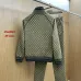 Gucci GG Pattern Tracksuit Set Jacket &amp; Pants Green,Blue #B69371