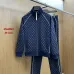 Gucci GG Pattern Tracksuit Set Jacket &amp; Pants Green,Blue #B69371