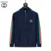 Gucci Men Full Zip Knit Tracksuit Black, Navy #B69130