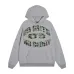 Hellstar Hoodie &amp; Jogger 2 Piece Matching Tracksuit Green Graphic Print Heather Grey #B68596
