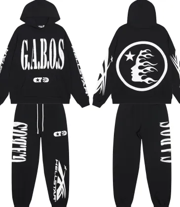 Hellstar Hoodie & Jogger 2 Piece Set G.A.B.O.S Graphic Print Black #B68599 Hellstar Hoodie & Jogger 2 Piece Set G.A.B.O.S Graphic Print Black #B68599