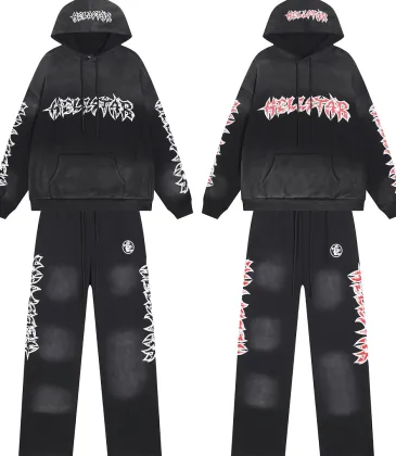 Hellstar Hoodie & Pants 2 Piece Set Pink Gothic Print Vintage Washed Outfit S-XL #B68595 Hellstar Hoodie & Pants 2 Piece Set Pink Gothic Print Vintage Washed Outfit S-XL #B68595