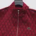 Lacoste Allover Print Tracksuit Set Jacket &amp; Pants Red,Blue #B69384