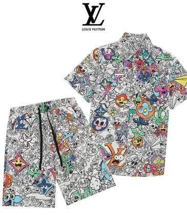 Louis Vuitton tracksuits for Louis Vuitton short tracksuits for men #A60896