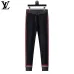 Louis Vuitton Men Full Zip Monogram Knit Tracksuit Olive Green, Black #B69133