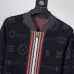 Louis Vuitton Men Full Zip Monogram Knit Tracksuit Olive Green, Black #B69133