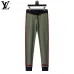 Louis Vuitton Men Full Zip Monogram Knit Tracksuit Olive Green, Black #B69133