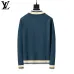 Louis Vuitton Men Half Zip Knit Tracksuit Teal, Black #B69128