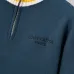Louis Vuitton Men Half Zip Knit Tracksuit Teal, Black #B69128