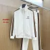 Louis Vuitton Monogram Embroidery Tracksuit Set Jacket &amp; Pants White #B69382