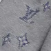 Louis Vuitton Rhinestone Hooded Tracksuit Set Jacket &amp; Pants Grey #B69373