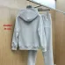 Louis Vuitton Rhinestone Hooded Tracksuit Set Jacket &amp; Pants Grey #B69373