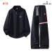 Moncler Logo Half Zip Tracksuit Set Top &amp; Pants Cream,Brown,Dark Navy,Black #B69397