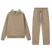 Essentials Hoodie &amp; Sweatpants 2 Piece Set Embroidery Logo Khaki, Light Blue, Black #B68603