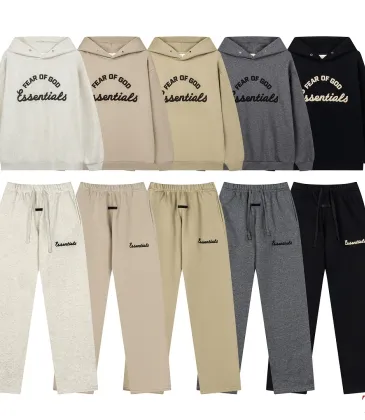 Fear Of God Essentials Hoodie & Sweatpants Tracksuit Set, Beige, Black, Dark Grey, Light Oat #B68008 Fear Of God Essentials Hoodie & Sweatpants Tracksuit Set, Beige, Black, Dark Grey, Light Oat #B68008