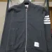 Thom Browne 4-Bar Stripe Zip Tracksuit Set Top &amp; Pants Dark Grey,Navy #B69400