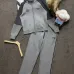 Y-3 Logo Print Raglan Sleeve Tracksuit Set Top &amp; Pants Grey,Black,Navy #B69401