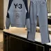 Y-3 Logo Print Raglan Sleeve Tracksuit Set Top &amp; Pants Grey,Black,Navy #B69401