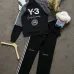 Y-3 Logo Print Raglan Sleeve Tracksuit Set Top &amp; Pants Grey,Black,Navy #B69401