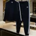 Y-3 Side 3-Stripes Zip Jacket Tracksuit Set Top &amp; Pants Navy,White #B69402