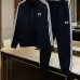 Y-3 Side 3-Stripes Zip Jacket Tracksuit Set Top &amp; Pants Navy,White #B69402
