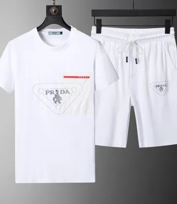 Prada Tracksuits for Prada Short Tracksuits for men #A22503 Prada Tracksuits for Prada Short Tracksuits for men #A22503