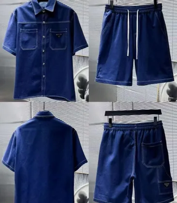 Prada Tracksuits for Prada Short Tracksuits for men #A49088 Prada Tracksuits for Prada Short Tracksuits for men #A49088