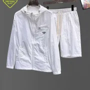 Prada Tracksuits for Prada Short Tracksuits for men Sun protection #A63340 Prada Tracksuits for Prada Short Tracksuits for men Sun protection #A63340