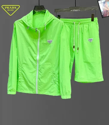 Prada Tracksuits for Prada Short Tracksuits for men Sun protection #A63342 Prada Tracksuits for Prada Short Tracksuits for men Sun protection #A63342