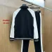 Prada Triangle Logo Color Block Tracksuit Set Jacket &amp; Pants Black #B69383