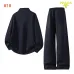 Prada Triangle Logo Quarter Zip Tracksuit Set Top &amp; Pants Cream,Grey,Black,Dark Navy #B69396