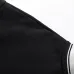 Prada Triangle Logo Stripe Trim Tracksuit Set Jacket &amp; Pants Black,White,Grey #B69388