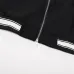 Prada Triangle Logo Stripe Trim Tracksuit Set Jacket &amp; Pants Black,White,Grey #B69388