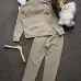 Polo Ralph Lauren Pony Logo Half Zip Tracksuit Set Top &amp; Pants Khaki,Navy #B69403