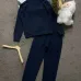 Polo Ralph Lauren Pony Logo Half Zip Tracksuit Set Top &amp; Pants Khaki,Navy #B69403