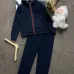 Polo Ralph Lauren Pony Logo Zip Hoodie Tracksuit Set Top &amp; Pants Khaki,Navy #B69399