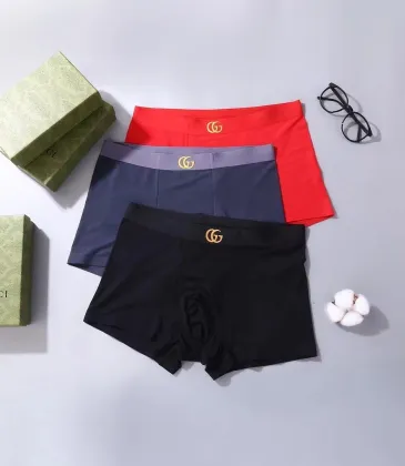 Gucci Underwears for Men 3 pairs per box #A65846